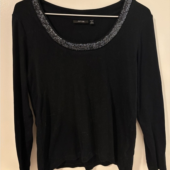 Apt. 9 Tops - Retro Y2K 90s Butter Mom Quiet Luxury Classy Feminine Glam Long Sleeve Tee